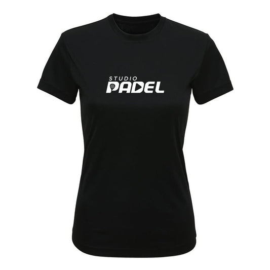 Studio Padel T-shirt  Svart - Dam