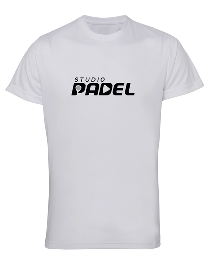 Studio Padel T-shirt med namntryck Vit - Herr